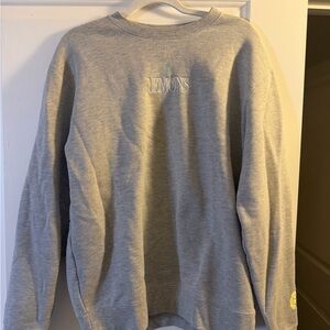 Lemon Women's Light Gray Crewneck Sweater